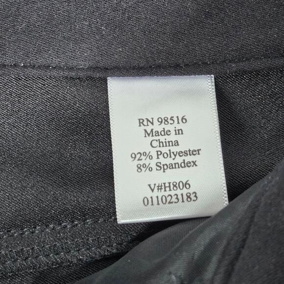 Coldwater‎ Creek Natural Waist Moleskin Bootcut Pants 8 Black NWT - Picture 6 of 14